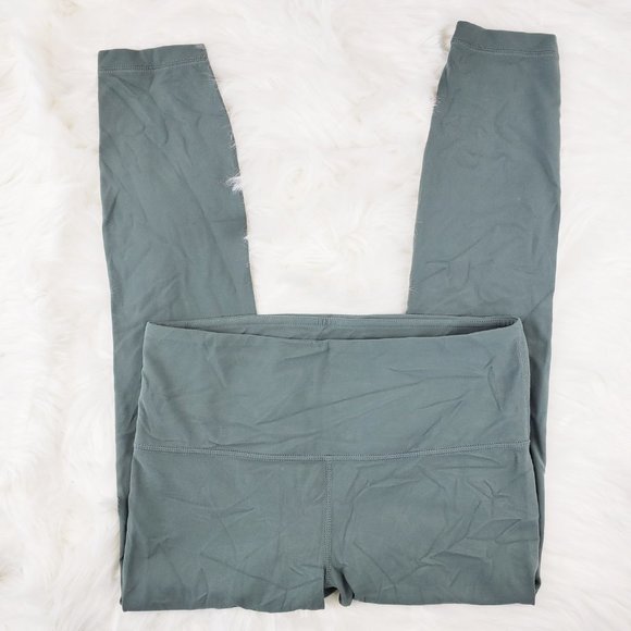 NWOT Athleta Green Elation 7/8 Leggings - Picture 2 of 6